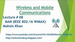 WiMAX IEEE 802.16 in Wireless Communication || in hindi