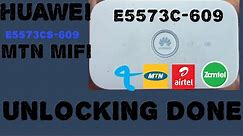 Huawei mtn mifi E5573cs-609 unlocking tutorial complete guide