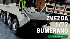 Building the Zvezda 1/72 Bumerang AFV (5040) Model Kit