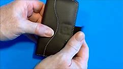 This is a beautiful leather case for your iPhone 5/5S that protects your iPhone well!