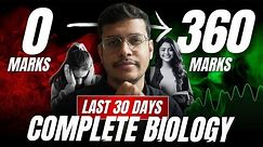 How To Score 360 Marks in NEET 2024 Biology From 0 Level in Last 30 Days #neet2024 #neetbiology