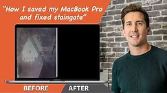 MacBook Pro Screen | How I REMOVED Anti Glare Coating STAIN | You won't believe what FIXED My Issue