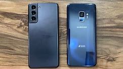 Samsung Galaxy S21 vs Samsung Galaxy S9 in 2022