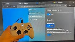 Xbox Series X/S: How to Change Pop-Ups Settings in Internet Web Browser Tutorial! (Microsoft Edge)