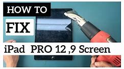 iPad Pro 12.9 Touch Screen Repair Tutorial - How To Fix Cracked iPad Screen - DIY