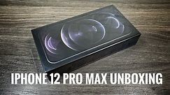 iPhone 12 Pro Max Graphite Unboxing & Setup