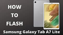 How to flash Samsung Galaxy Tab A7 Lite SP Flash Tool Guide
