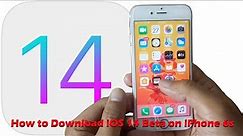 How to install iOS 14 beta on iPhone 6s without PC | AMTVPro
