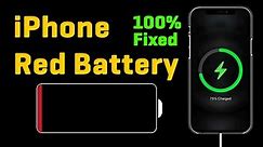🔴 iPhone Not Turning On? Stuck on Red Battery Screen? Fix It at Home! 🔧