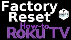 How to Factory Reset a TCL Roku TV - TCL Roku Tutorial
