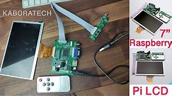 7inch Raspberry Pi LCD screen panel Kit HDMI VGA - Review n Setup