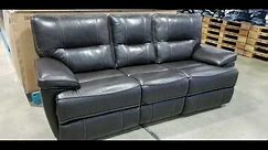 Costco! Leather Dual Power Reclining Sofa! $999!!!
