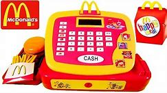 McDonald's Toy Cash Register Pretend Play Set for Children