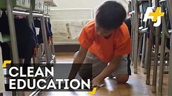 Japanese Students Clean Classrooms To Learn Life Skills