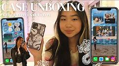 casetify UNBOXING + iphone CUSTOMISATION | gabrielle teo