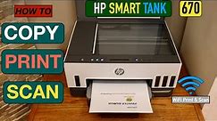 How To Copy, Print, Scan With HP Smart Tank Printer?