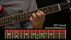 How To Play an F#7 (Sharp) Chord On The Guitar