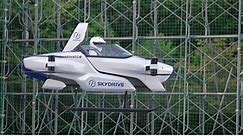 The newest prototype of a flying car