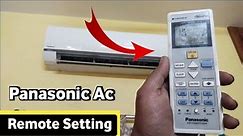 How to use Panasonic ac remote control | Panasonic ac remote control