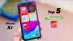 Top 5 Important features on iPhone Xr😍 || iOS 17.1.1