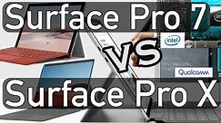 Surface Pro 7 vs Surface Pro X: Comparison of the Surface Pro Tablets