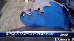 12-year-old hero captured on video: Wellington's Austen MacMillan pulls grown man from pool, gives life-saving CPR