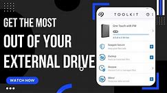 Seagate Toolkit: Best way to manage external hard drive space I Seagate toolkit tutorial