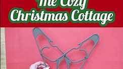 DIY Christmas REINDEER using Dollar Tree hangers #shorts #christmas