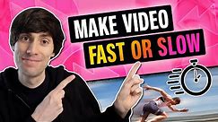 How to Change Video Speed in 2022