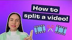 How to split videos online