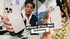 *GOLD* iPhone 12 Pro Max Unboxing & First Impressions!