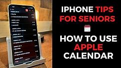 iPhone Tips for Seniors How to Use Apple Calendar