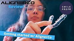 AlignerCo for Straightening Crooked Front Tooth | Smile Prep Clear Aligner Review