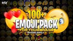 100+ New Emoji💥 Pack For Thumbnails || iPhone Emoji || @magno.visuals