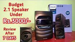 Philips MMS2625B/94 2.1 Bluetooth Speaker Review After 7 Days | Budget Home Theatre Under 3000 INR