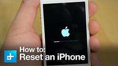 How to factory reset an iPhone (any generation)