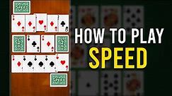How to play Speed Card game | learn speed game rules