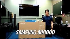 Samsung AU8000 2021 Crystal UHD Unboxing, Setup and 4K HDR Demos