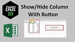 How To Use Button To Show Or Hide Columns In Excel