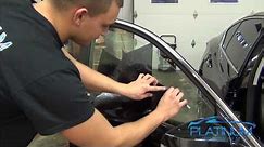 How To Professionally Tint a Car Door window - 2014 Infiniti Q50 ( For Beginners )