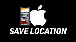 How To Save Location In Maps - iPhone 2024!
