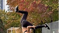 Jelly legs & fall vibes 🍂🍁🌫️ #acro #acrobatics #tumbling #fitnessmotivation #calisthenics #fitgirl #movement | Taylor Carpenter