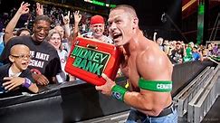 When did John Cena win the Money in the Bank briefcase?