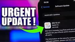iOS 15.4.1 Released - Why You NEED To Update Immediately !