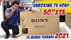 Unboxing | Review TV Sony 50 Inch x75