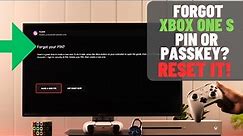 Forgot Xbox PASSKEY? Reset XBOX ONE PIN Without Data Loss!