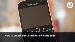 How to unlock your BlackBerry Bold 9900 or any other BlackBerry smartphone