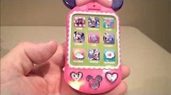 MINNIE MOUSE BOW-TIQUE WHY HELLO TOY SMART PHONE VIDEO REVIEW