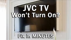 How to Fix Your JVC TV that Won't Turn On┃PROVEN Fixes