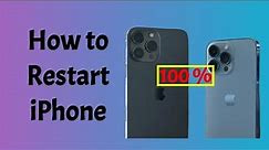 How to Restart your iPhone (100% Working)